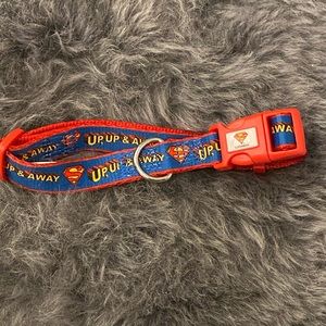 NWOT SUPERMAN Dog Collar Medium